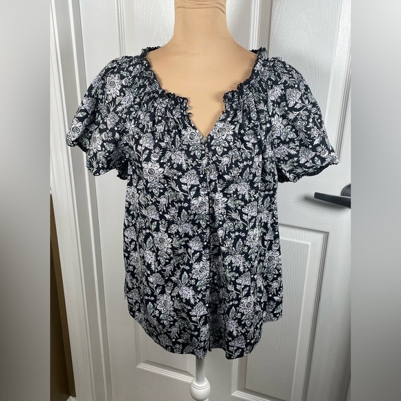 La Vie Rebecca Taylor Provencal Top Size Medium - Picture 5 of 9